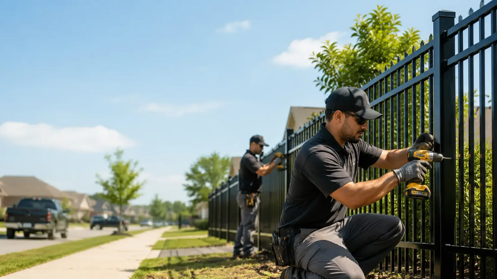Metal Fence Installation in Afton, OK